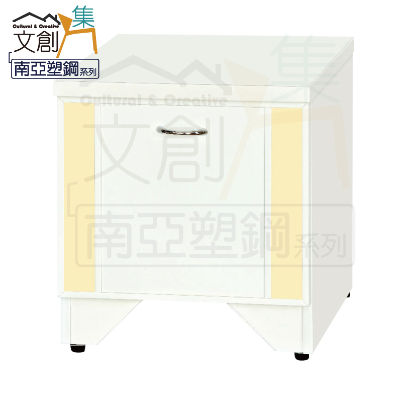 【文創集】雷夫 環保1.3尺南亞塑鋼單抽座鞋櫃(客約商品), , large
