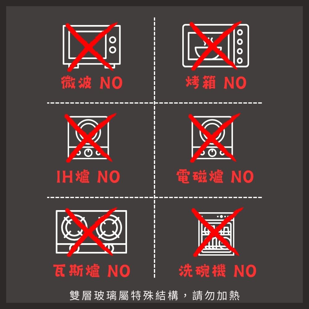 【GlassKing】GK-848 金韻雙層玻璃壺 金色刻度 高硼硅玻璃 耐熱玻璃壺 泡茶壺 咖啡分享壺, , large