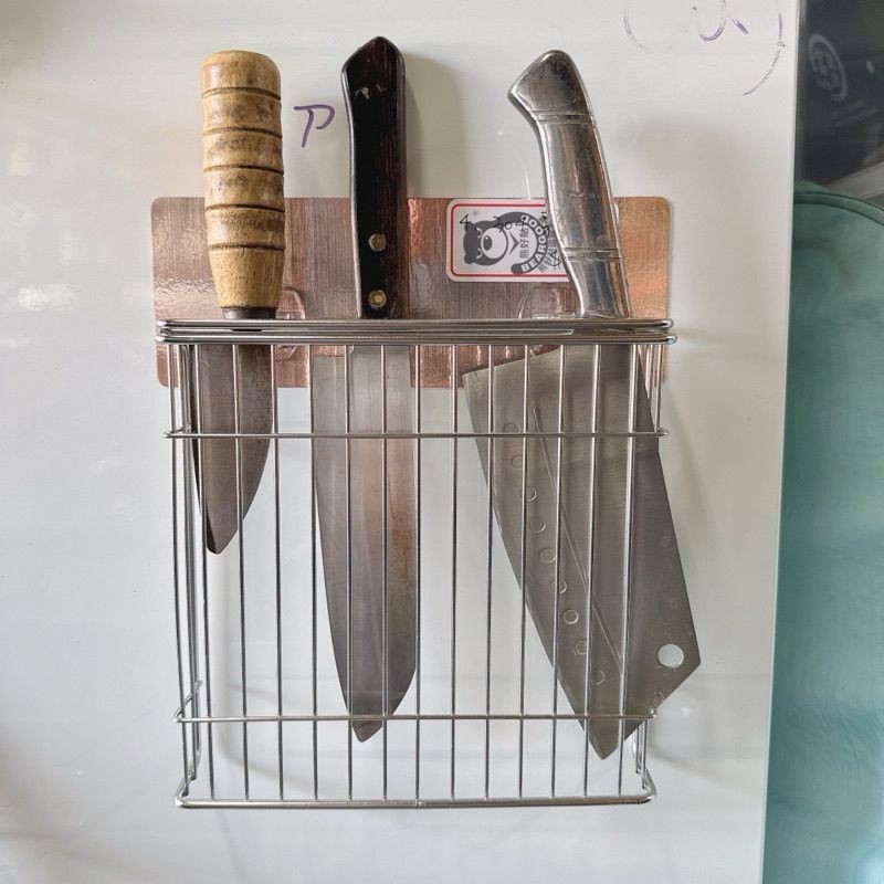 [Beargood sticker] Knife Holder (304 Stainless Steel, Wall-Mounted), , large
