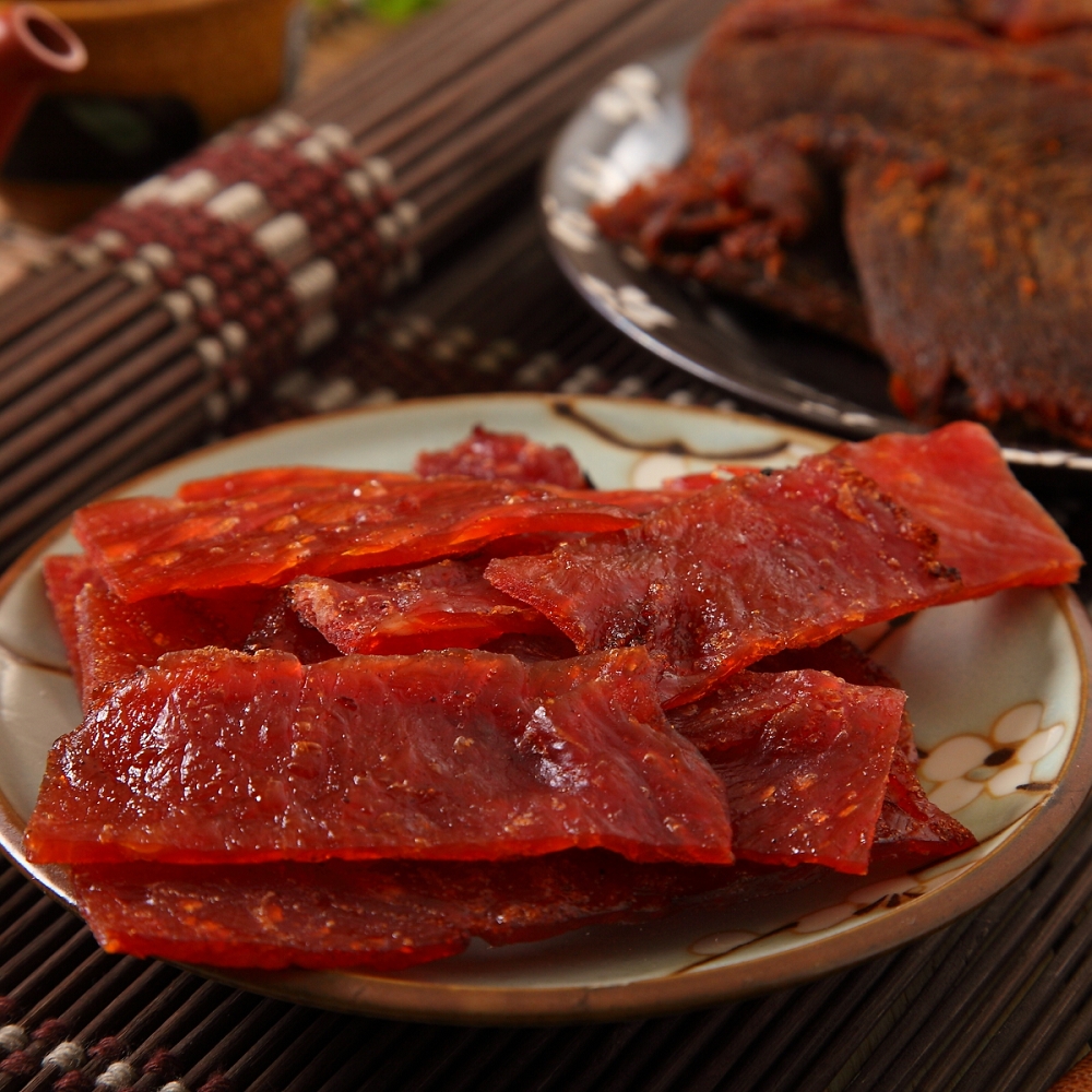 6 packs of sorghum honey-glazed pork jerky, , large