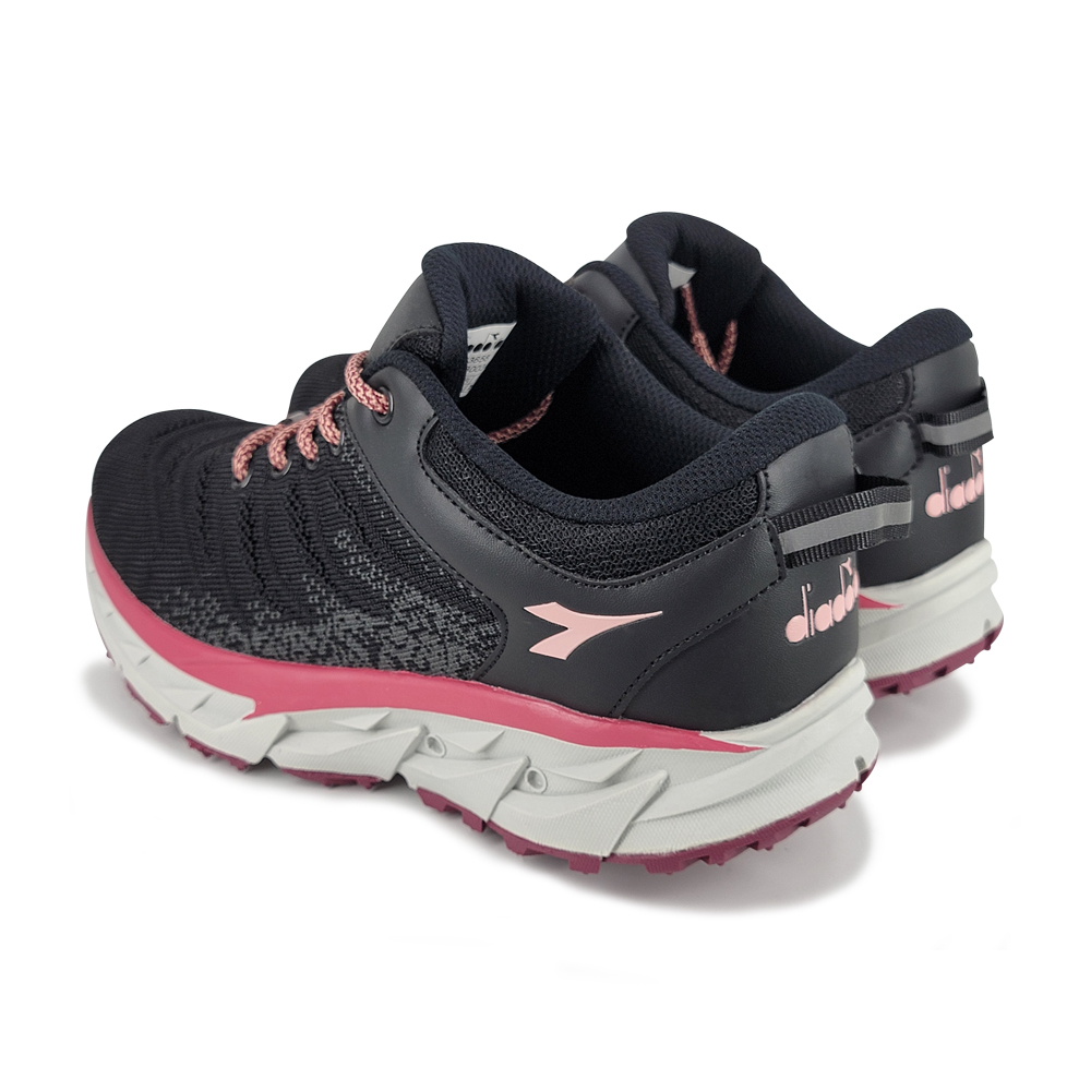 DIADORA迪亞多那 多功能越野女鞋 女運動鞋 登山鞋 輕量 透氣 針織 吸震 減壓 散熱 排濕 耐磨 止滑 紫 黑, , large