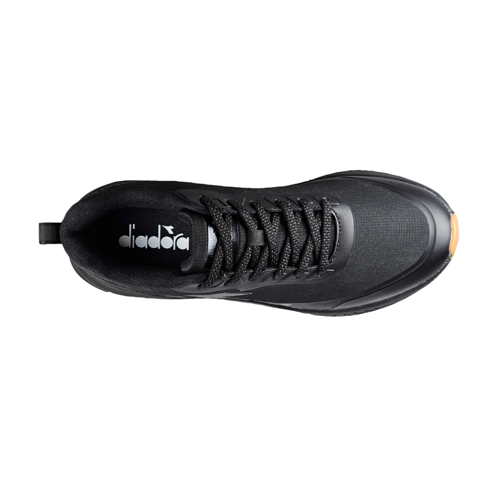 DIADORA迪亞多那 防潑水休閒運動鞋 男運動鞋 男鞋 慢跑鞋 反光 寬楦 高腳背 輕量 減壓 棉鞋墊 止滑 黑 灰綠, , large