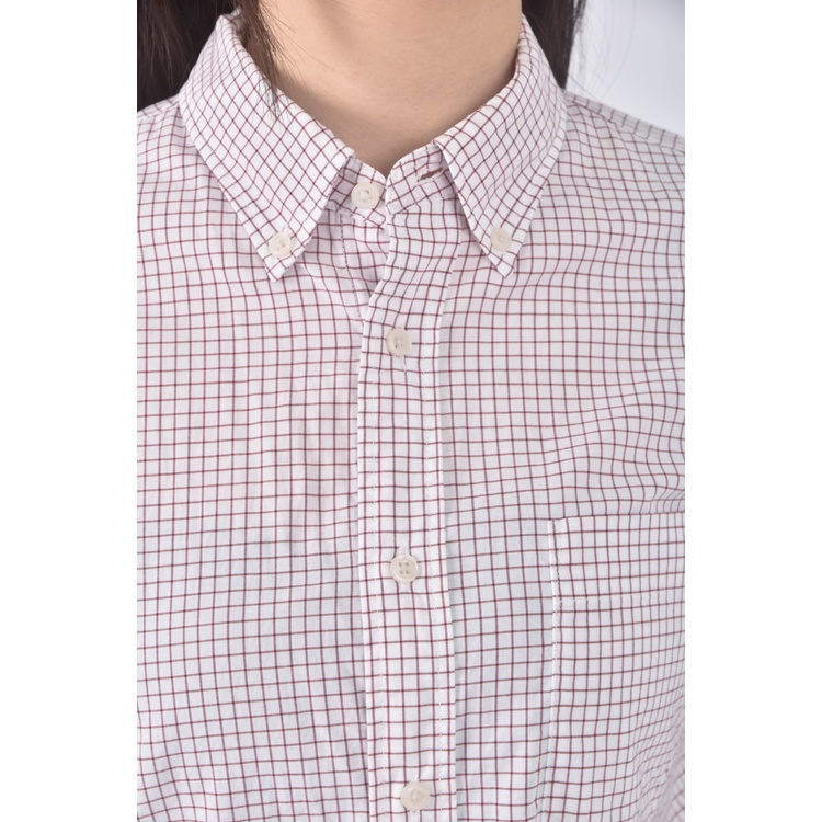 (S) uniqlo質感棉質純棉白色襯衫上衣二手衣, , large
