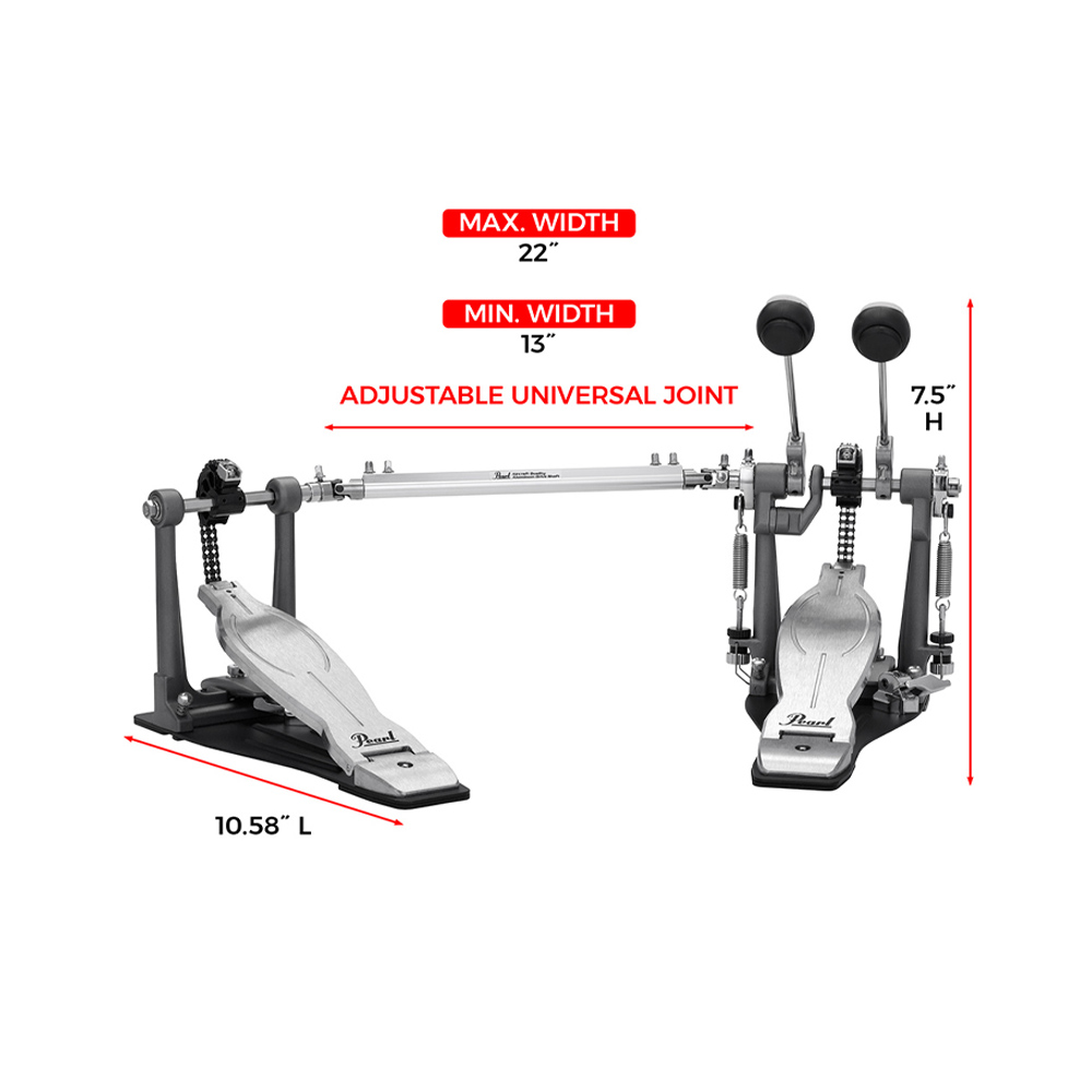 Pearl P-1032 雙踏 (黑款) ELIMINATORSOLO【敦煌樂器】, , large