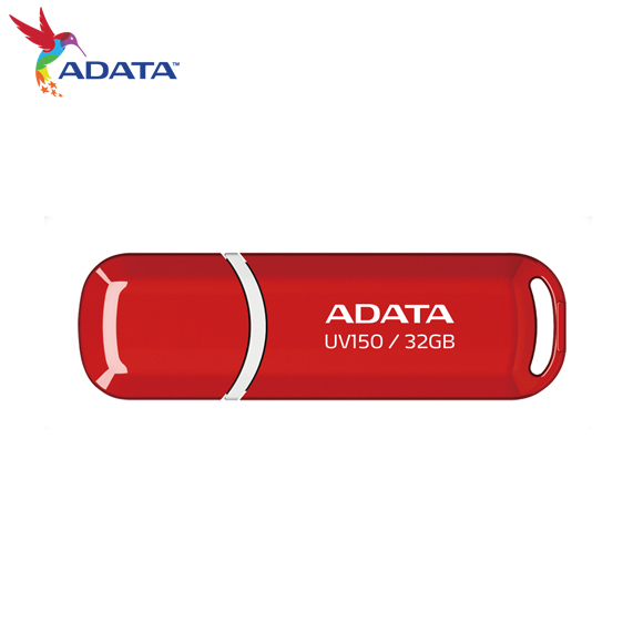 【ADATA 威剛】UV150 32G 紅色 USB 3.2 Gen 1 高速 隨身碟, , large