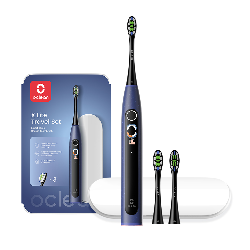 [歐可林] Oclean X Lite Travel Set 智慧音波電動牙刷旅行套裝組(藍色)
