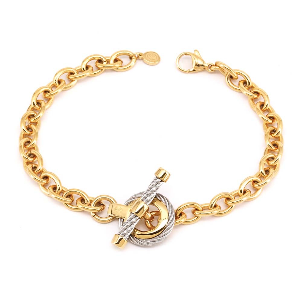 CHARRIOL 夏利豪 St-Tropez Mariner Bracelets 鋼索手鍊 06-104-1272-2