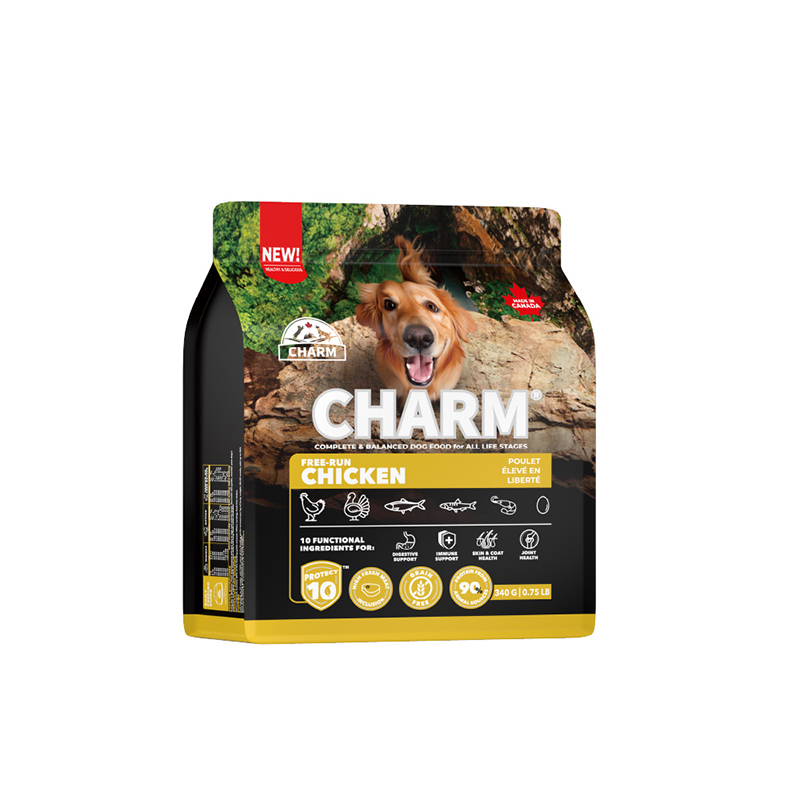 【CHARM 野性魅力】超能精華無穀狗飼料340g-雞肉口味, , large