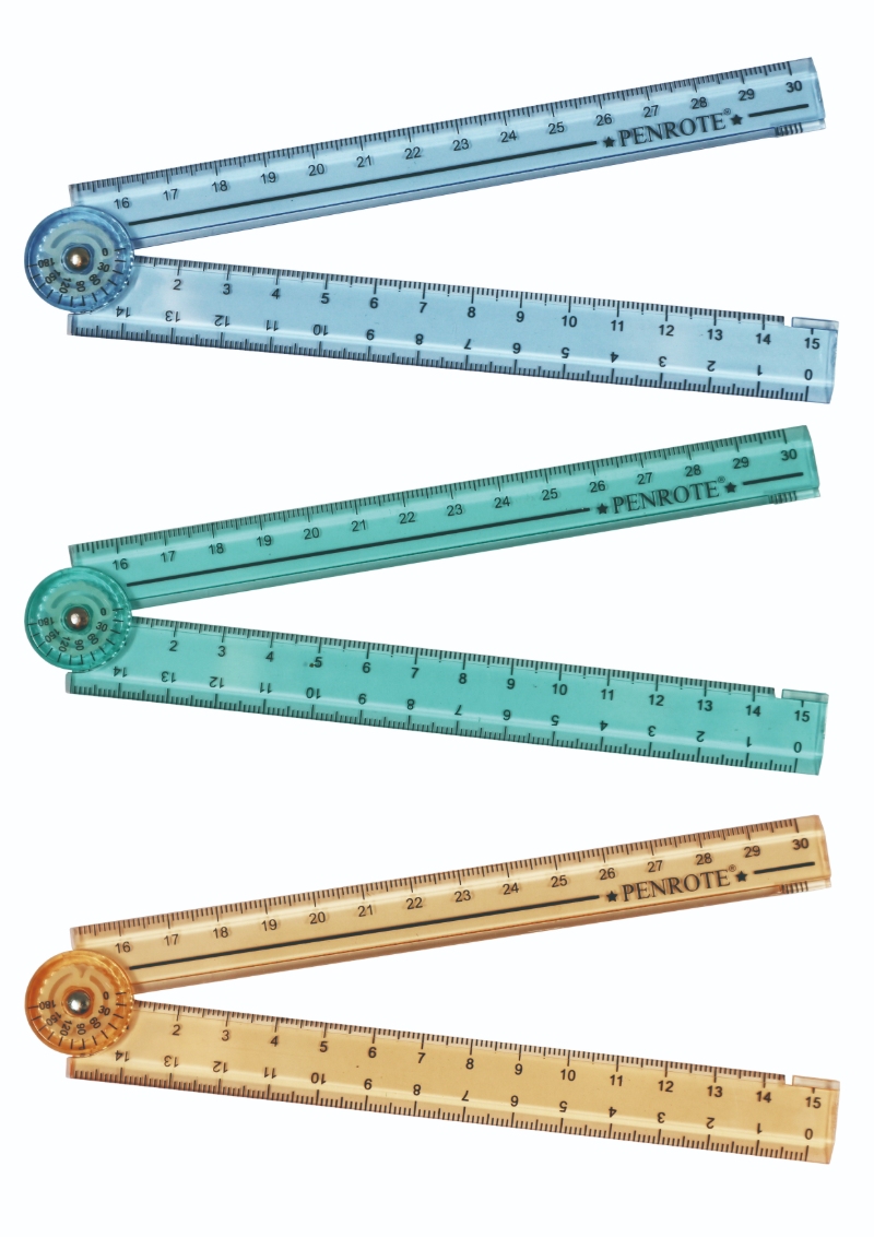 Aurora Folding Ruler &ndash; Blue, , large