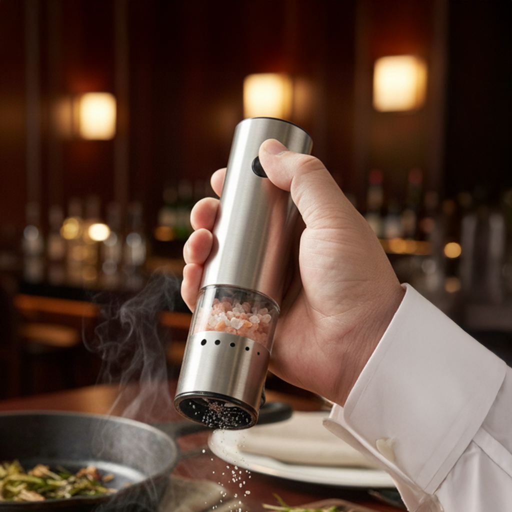 電動研磨器【30g/90g】充電式 電動胡椒研磨罐 自動 不鏽鋼 香料研磨器 電動胡椒研磨器 研磨器 研磨罐 電動研磨罐, , large