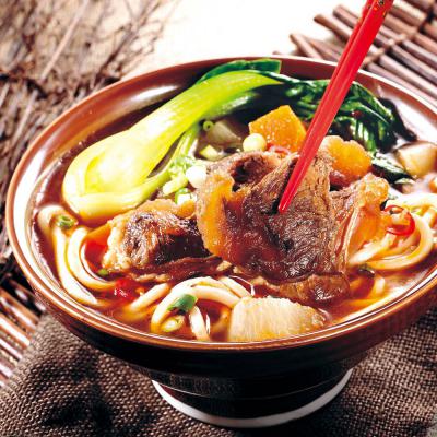 【良金牧場】金門高粱牛肉麵組3組各1包(共3組)〈半筋半肉、紅燒、牛三寶，含麵〉, , large