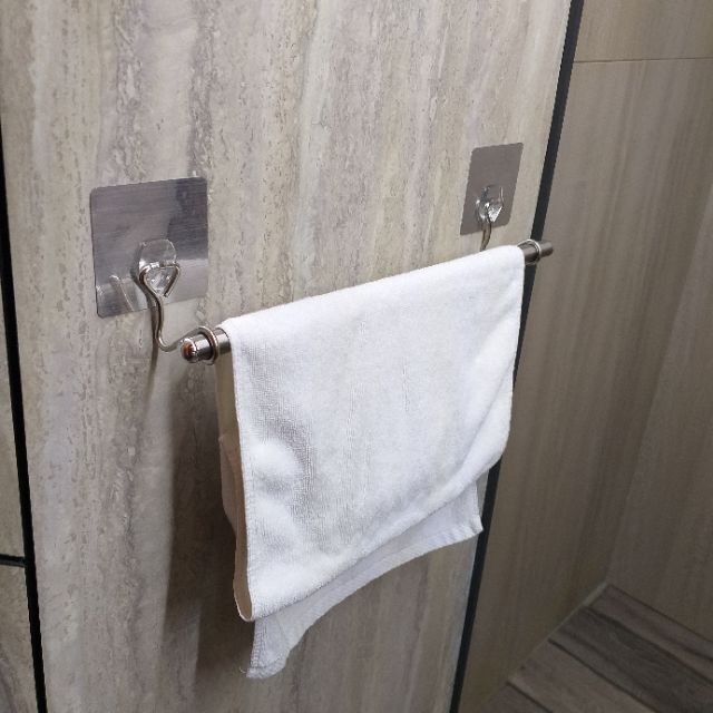 [Beargood sticker] 50cm Single Towel Bar (Stainless Steel), , large