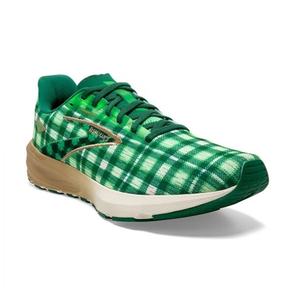 Brooks Launch 10 男 慢跑鞋 路跑 Lucky幸運草限定款 推進加速象限 綠 [1104091D344], , large