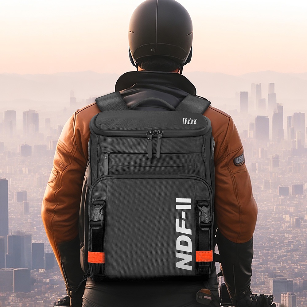 【Niche 樂奇】 重機頭盔油箱後背包 騎士筆電背包 NDF-2, , large