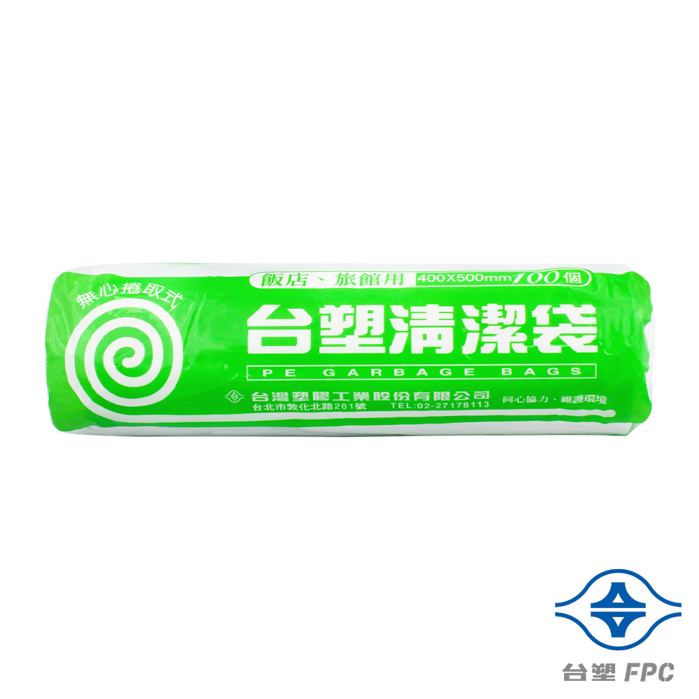 [淳安] 台塑 實心 清潔袋 垃圾袋 (特小) (透明) (10L) (40*50cm) X 8捲 免運費, , large