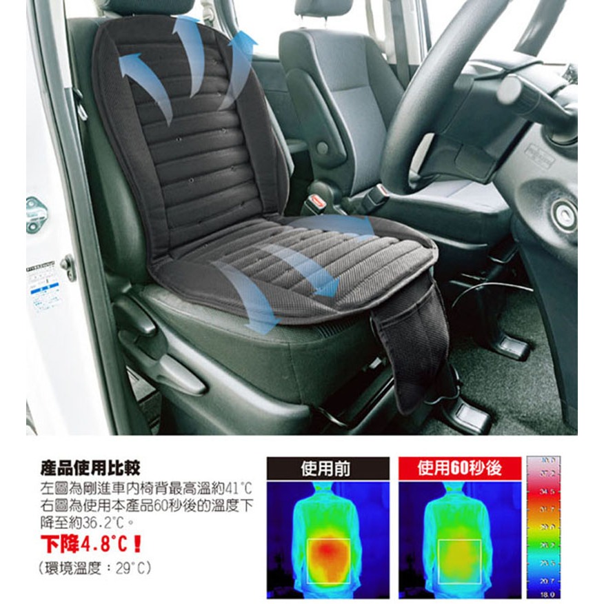 [威力車坊] 日本【BONFORM】5472-07強力Jet立體極致涼風坐墊-12/24V通用, , large