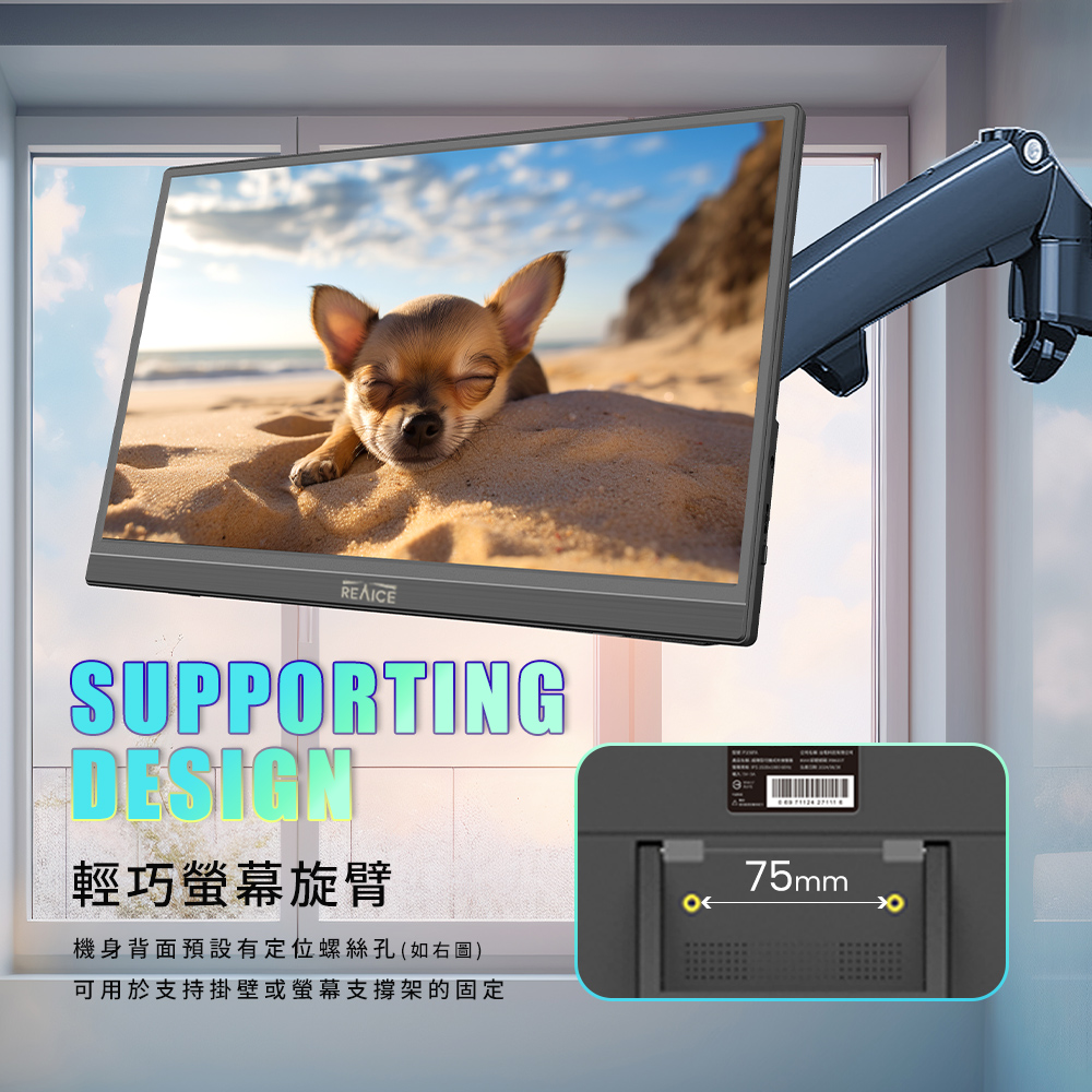 External monitor, , large