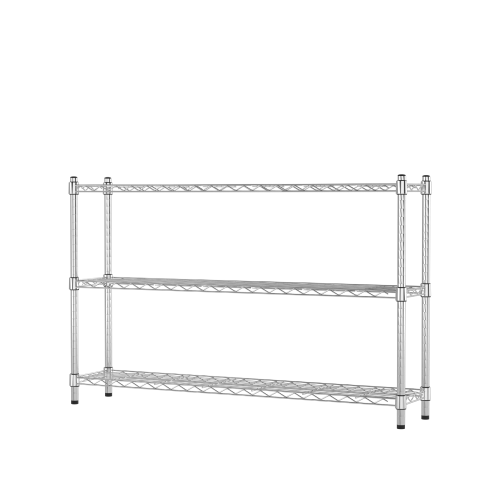 KIWISH 120X24 Multi-Size Storage Rack Heavy Duty Metal Shelving Unit, Made in Taiwan, Free Shipping, , large