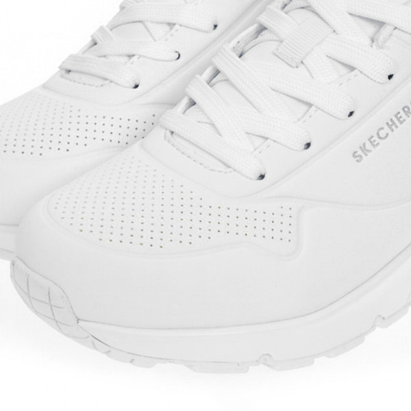 Kixpress-Skechers Uno 女 運動休閒鞋 寬楦 增高 穿搭 舒適 白 [73690WW], , large