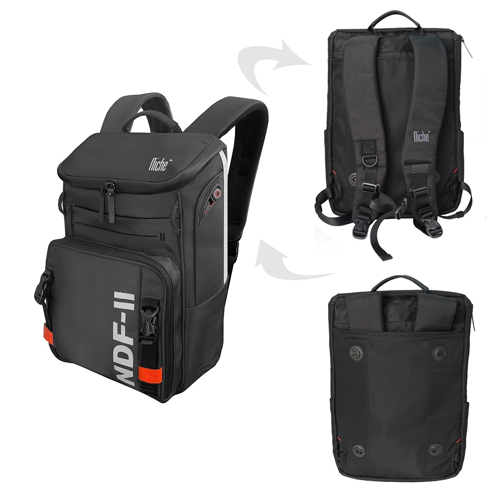 【Niche 樂奇】 重機頭盔油箱後背包 騎士筆電背包 NDF-2, , large