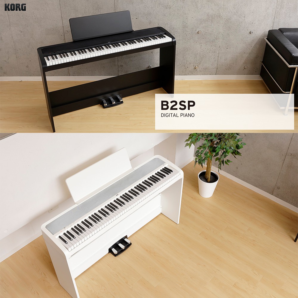 KORG B2SP 88鍵數位電鋼琴 黑色/白色【敦煌樂器】, , large