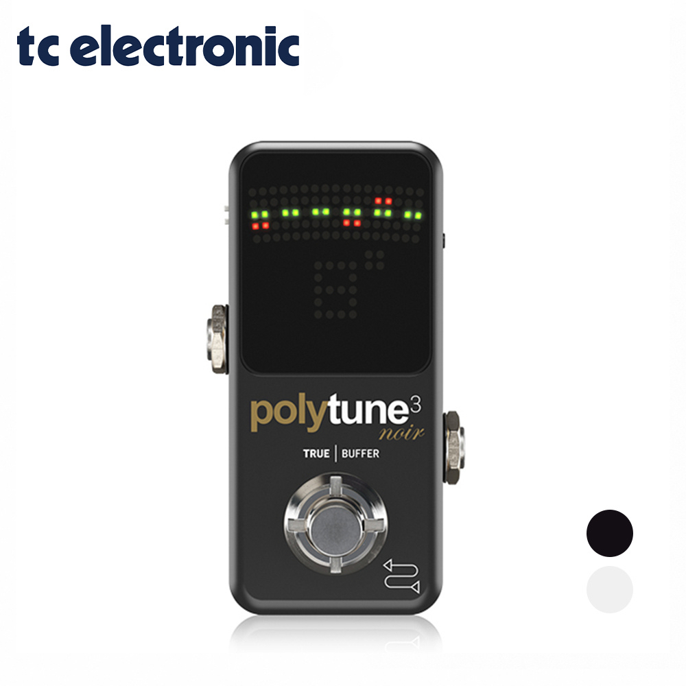 tc electronic Polytune 3 Mini 地板式調音器 白/黑款【敦煌樂器】, , large