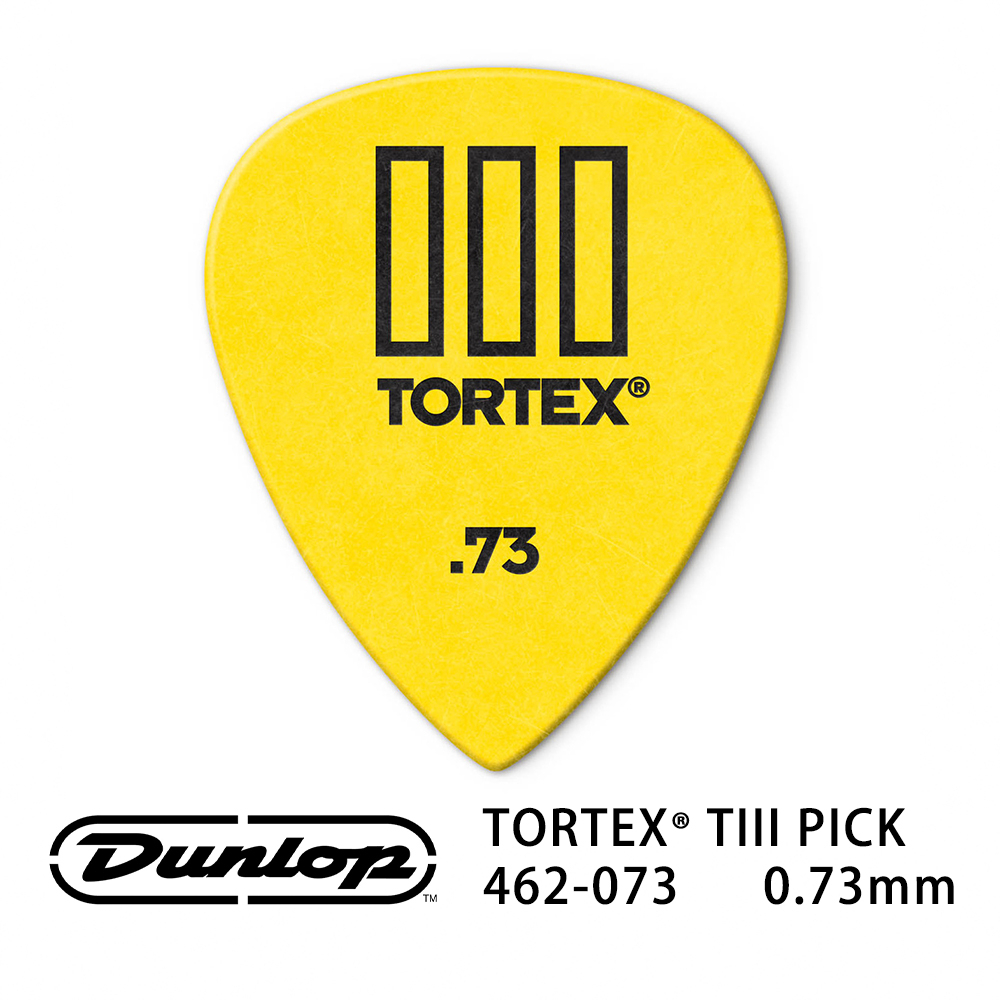 Jim Dunlop Tortex TIII 462R 0.73mm Pick (三片、十片組)【敦煌樂器】, , large