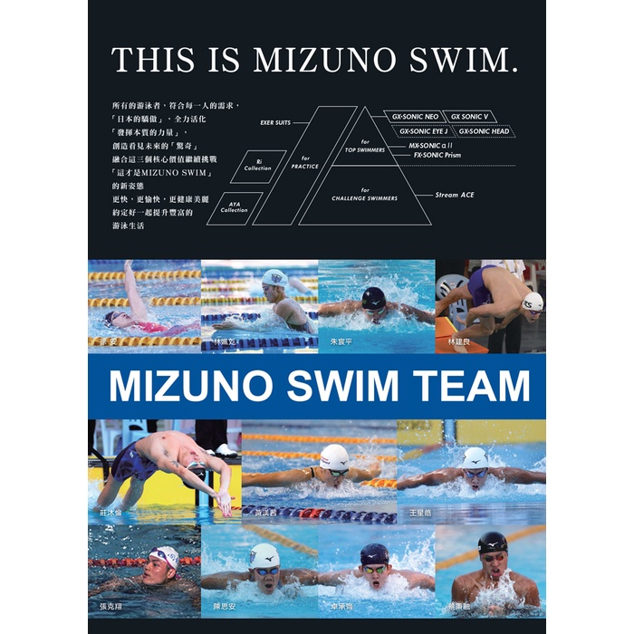 MIZUNO SWIM 浮板 助泳板 踢水板 游泳浮具 N3TBB150【樂買網】, , large