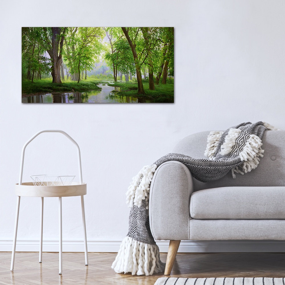 【御畫房】秘境 國家一級畫師手繪油畫60&times;120cm(VF-134), , large