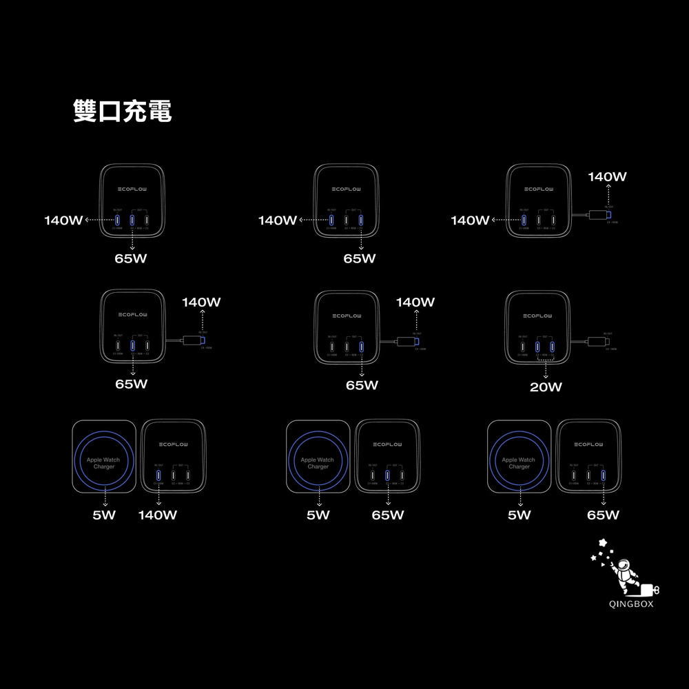 EcoFlow 正浩 RAPID Pro X EFHB140X 300W行動電源27650mAh 99.54Wh, , large