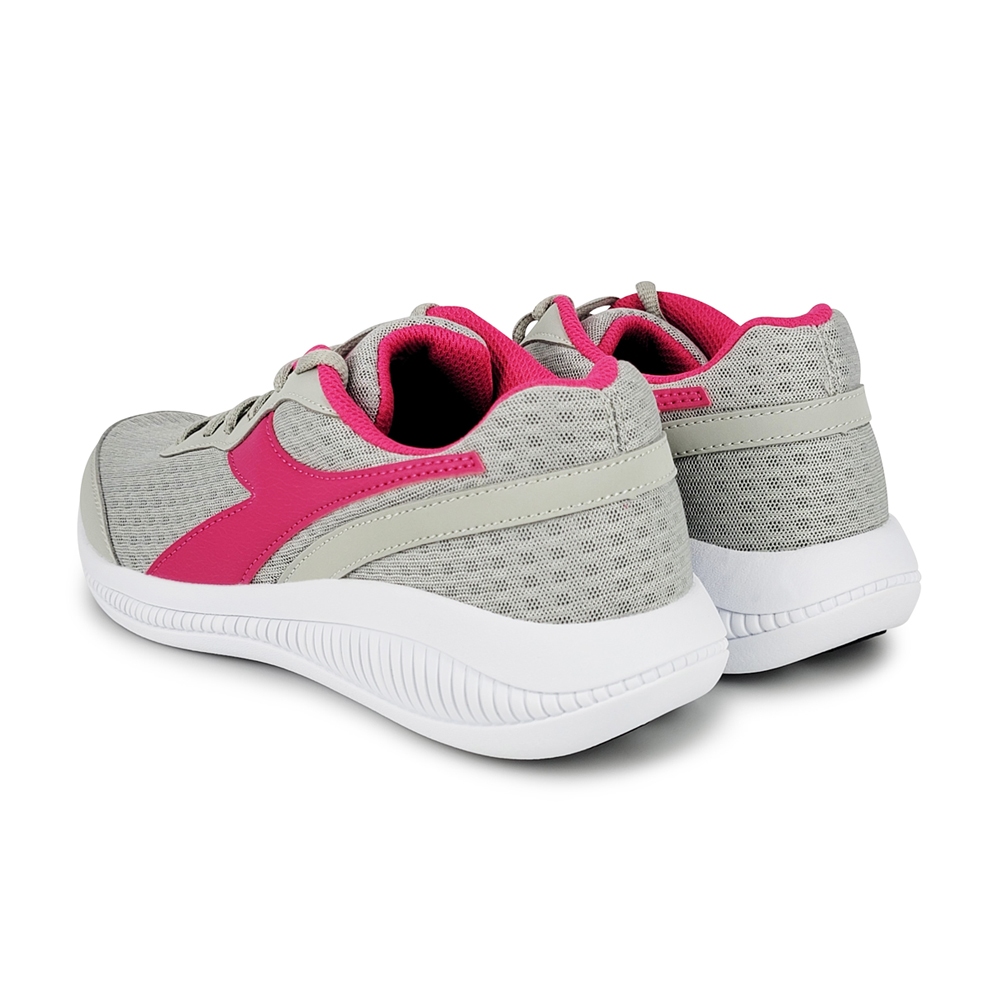 DIADORA迪亞多那 義大利進口 輕量運動慢跑鞋 EASY RUN 女運動鞋 女鞋 透氣 彈性 吸震 棉鞋墊 灰粉, , large