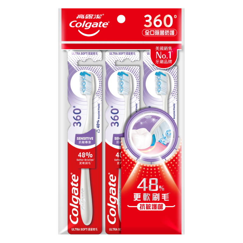 Colgate 360 Sensitive Toothbrush, , large