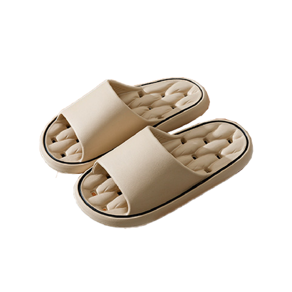 Hollow-Out Anti-Slip Soft Cushion Bathroom Slippers, , large