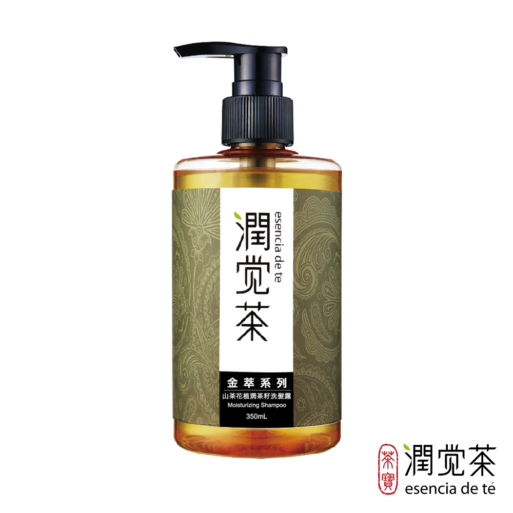[茶寶]潤覺茶 山茶花金萃植潤茶籽洗髮露 350ml, , large