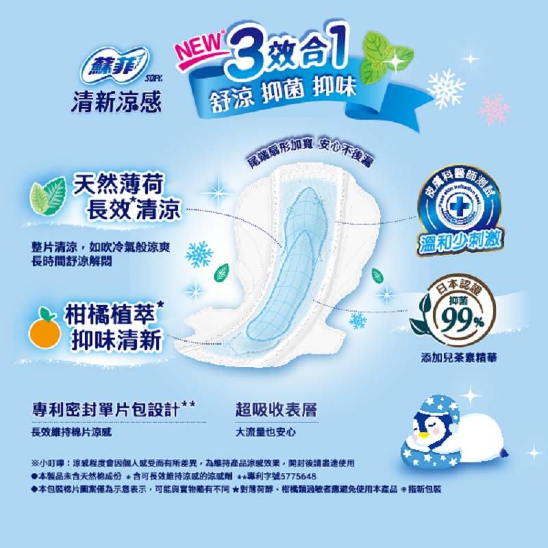 Sofy Cool Napkin 29cm 12P, , large