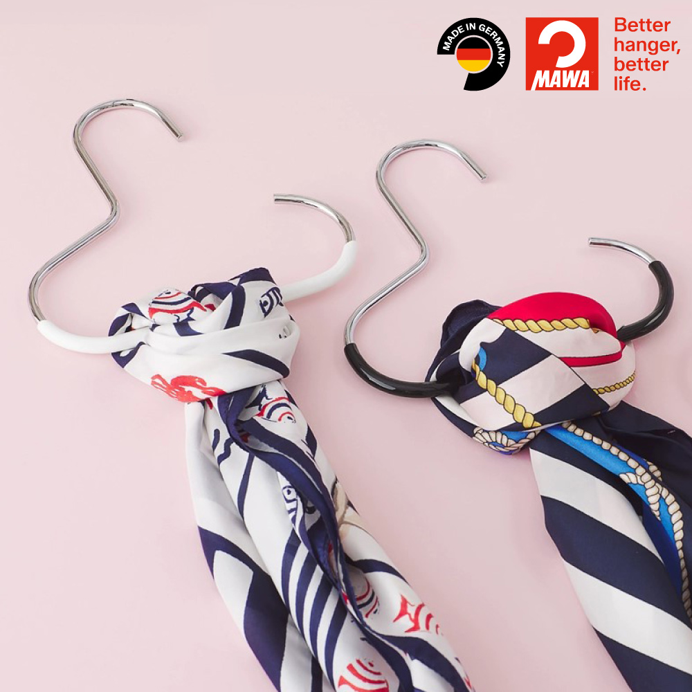 【德國MAWA】德國原裝進口 無痕止滑 時尚經典配件架15cm 5入/白, , large