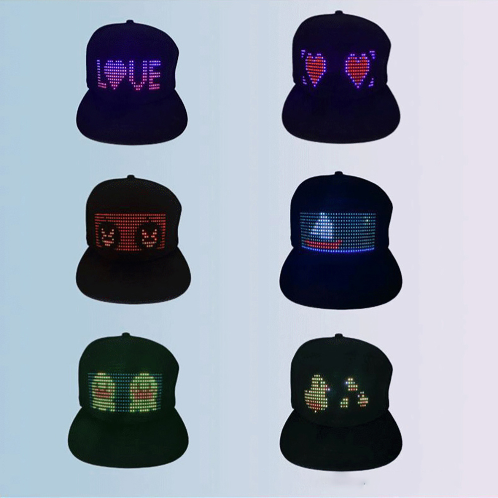 LED Cap &ndash; Light-Up Hat &ndash; Grab Attention at Parties and Events &ndash; Perfect for Fans, Spotlight Moments, Eye-Catching, Stand Out, Influencer-Ready, , large