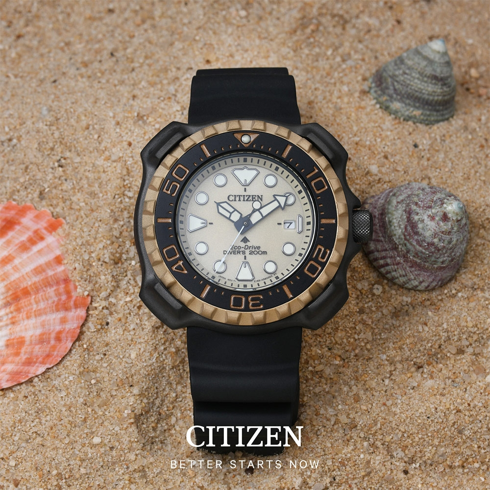 CITIZEN 星辰 PROMASTER 鈦 1982年復刻版光動能200米潛水錶 BN0226-10P, , large