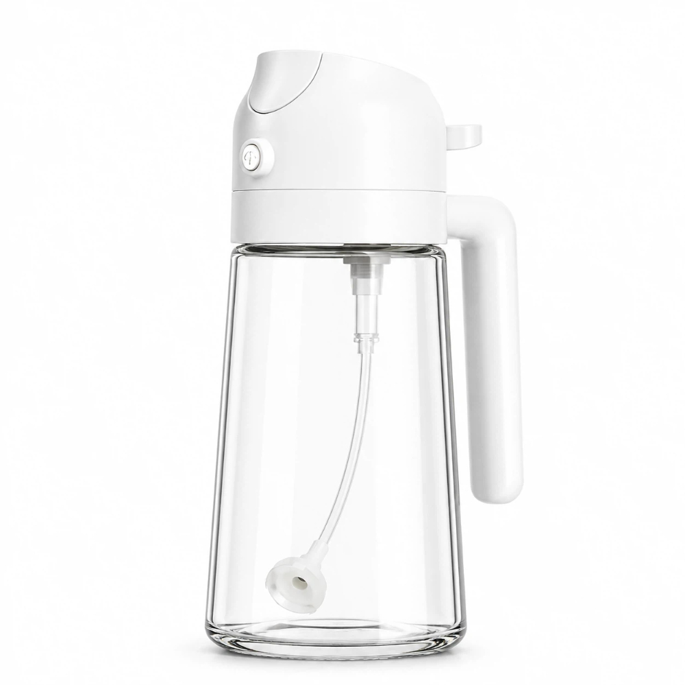 【A&R】雙控噴倒玻璃油壺 470ml 四色任選, , large