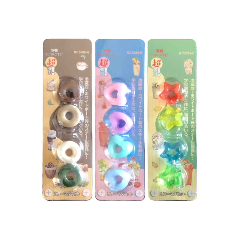 【PENROTE 筆樂】造型強力磁鐵 A圈圈, , large