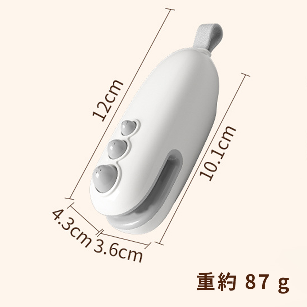 Portable 【Mini Monster Sealing Machine】&mdash;dual-use for opening and sealing. Features a hidden blade, rechargeable (no batteries needed), and magnetic design for fridge attachment. Perfect for gift exchanges., , large