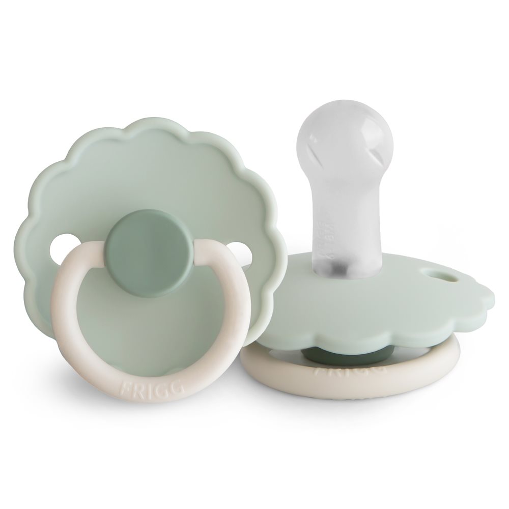 FRIGG Daisy - Round Silicone Pacifier - Little Darling - Size 2, , large