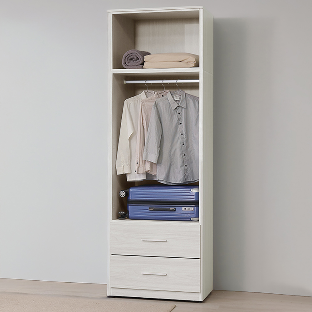 【Hampton 漢汀堡】凱拉白榆木2.5尺下二抽衣櫥, , large