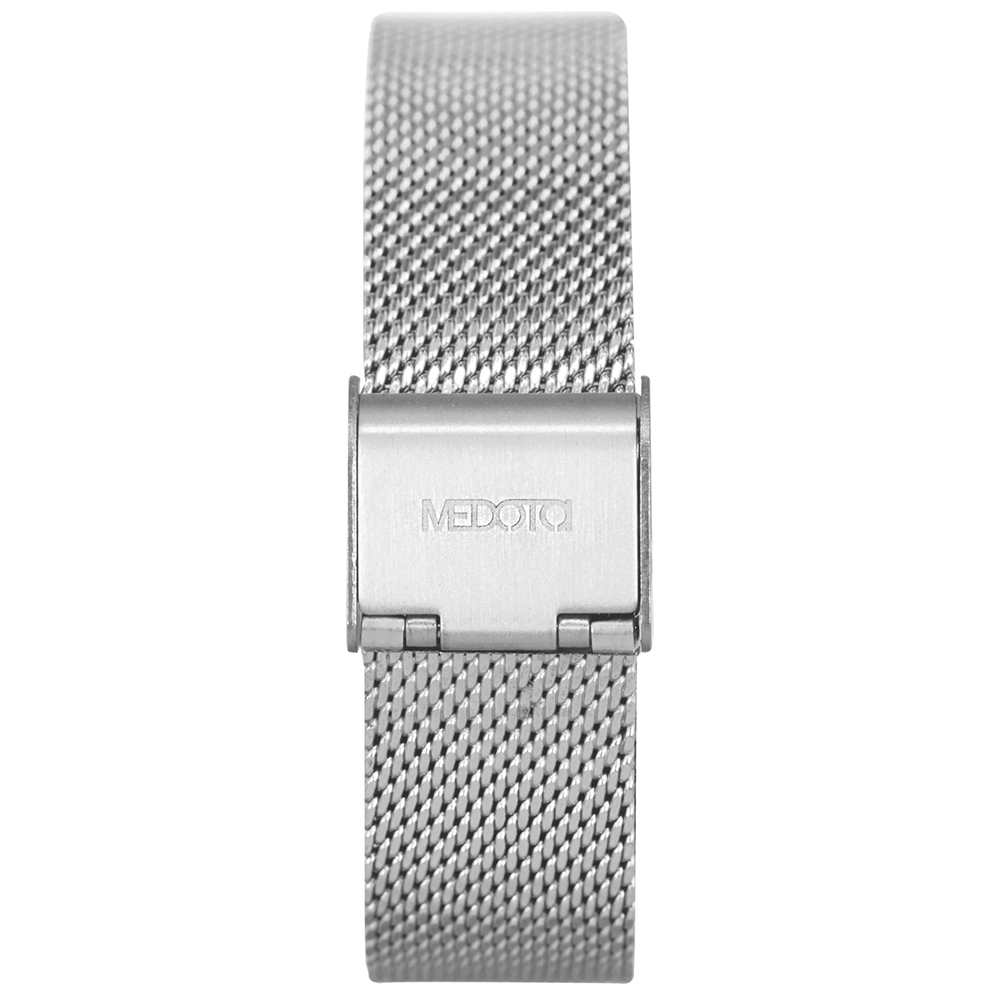 [MEDOTA] TWINKLE starry minimalist shell surface mesh band ladies watch-SIlver / TE-12503, , large