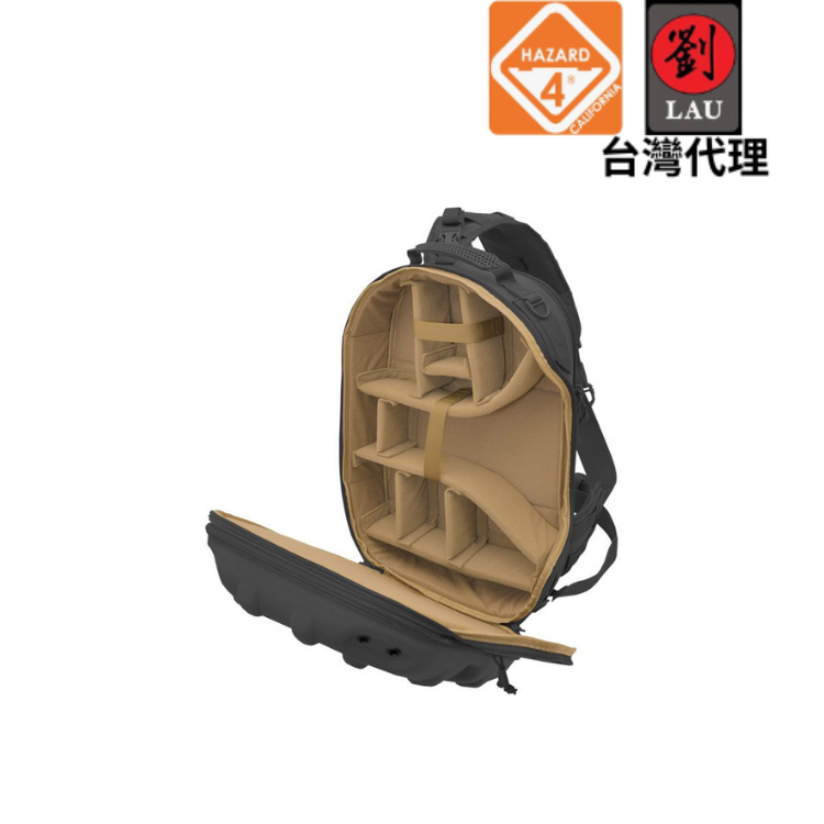 HAZARD 4 BS-PBS-BLK 硬殼單斜肩筆電包(黑), , large