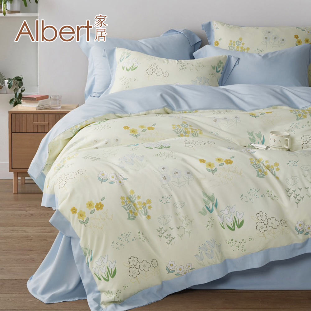 【Albert bedding】50%T_Thick-quilt-coverA, , large