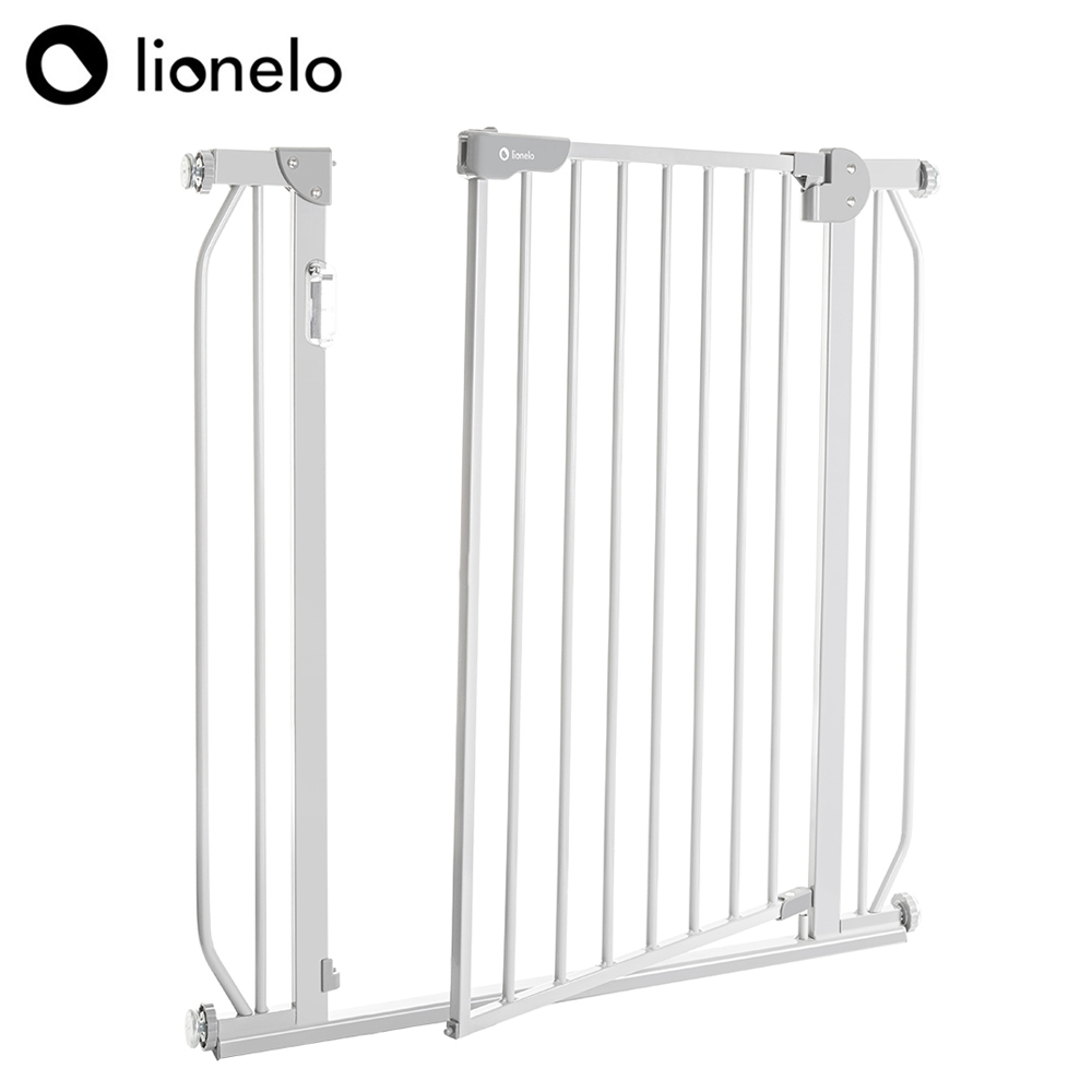 【Lionelo】LED感光雙控鎖兒童安全門欄 Truus Slim LED(岩石灰), , large