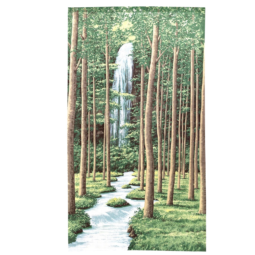 日本製【コスモ】長門簾《林間瀑布》, , large