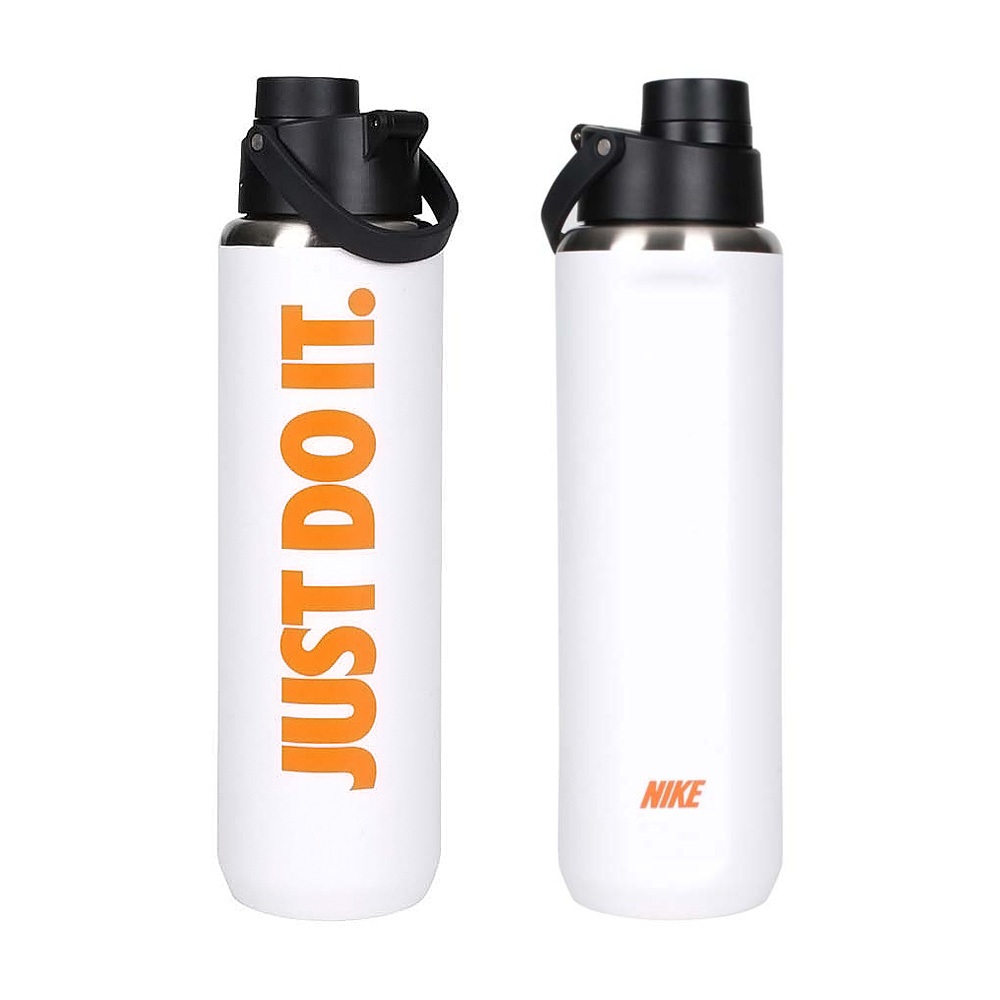 NIKE SS RECHARGE 大口徑保冷瓶 24OZ/GRAPHIC 運動水壺 隨身杯 水瓶 轉蓋 防漏 黑 米 白, , large