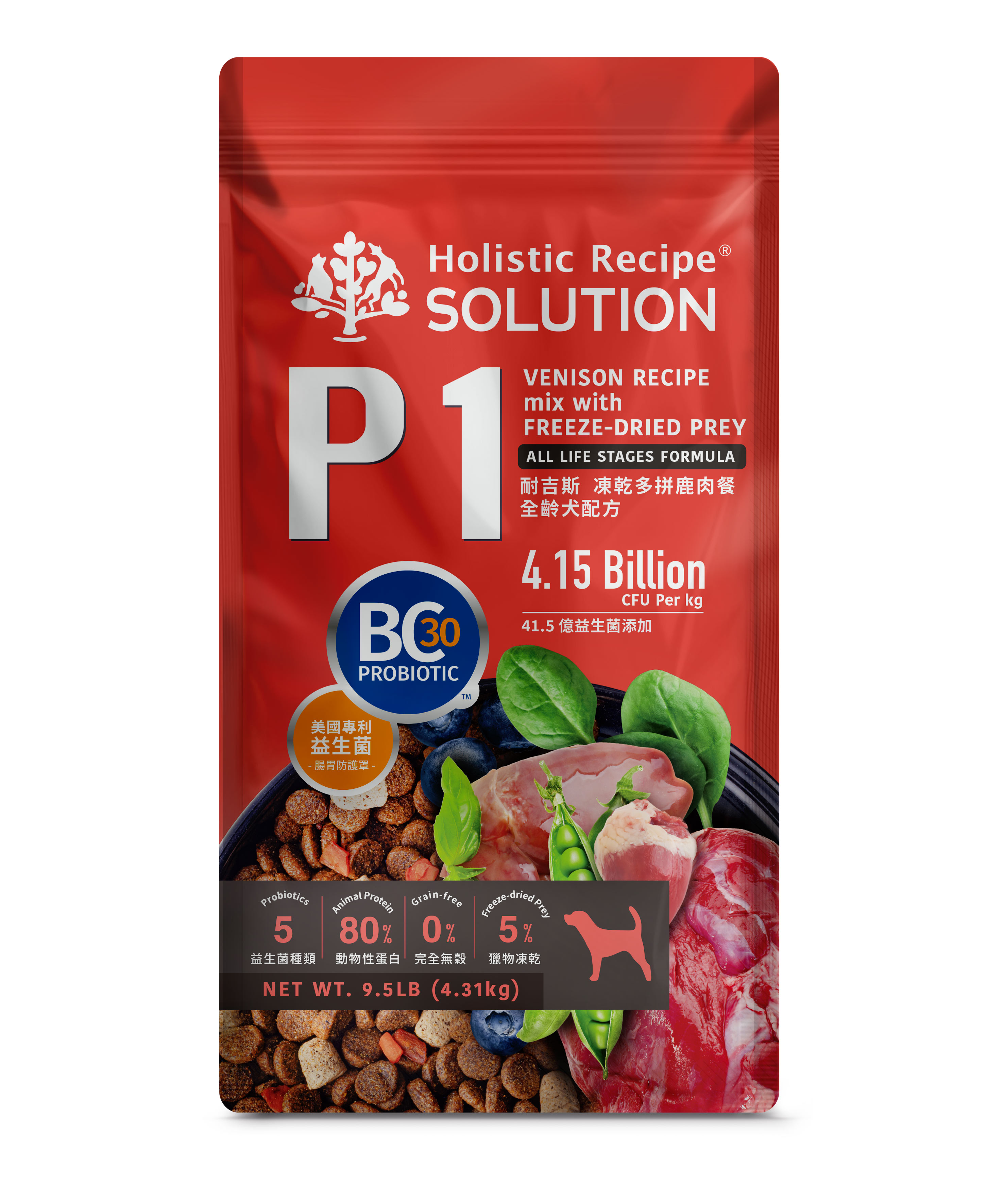 【拉拉寵物小舖】耐吉斯 P系列 狗飼料 凍乾多拚糧 凍乾填心糧, , large